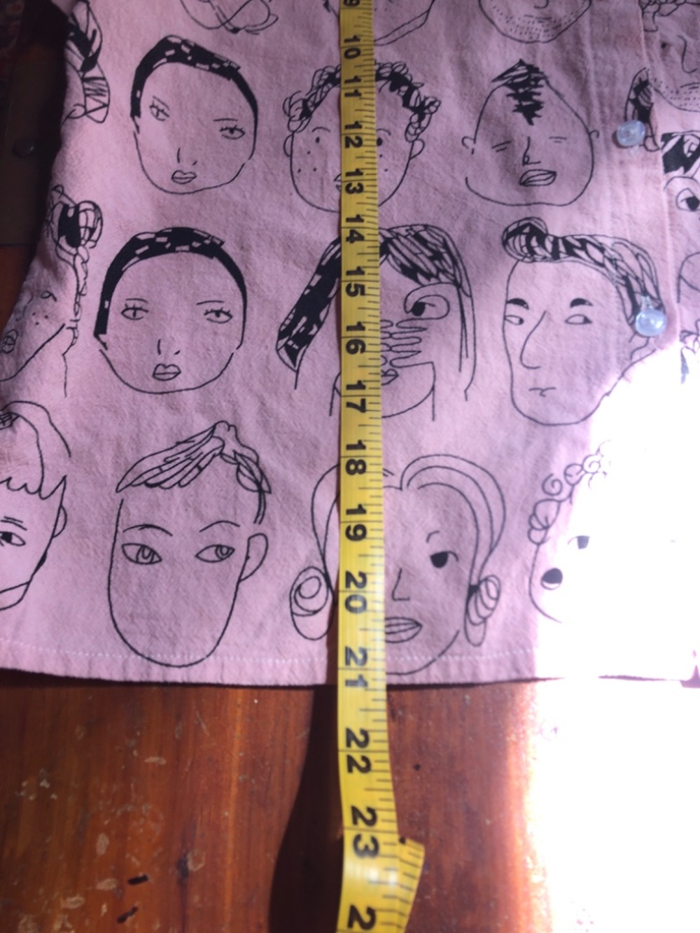 Vintage Button Up Top Small-Medium - Picture 5 of 6